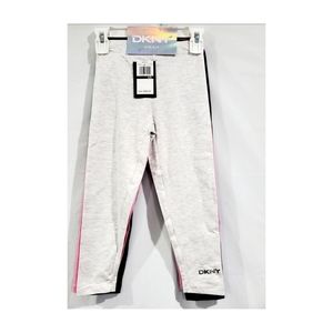 DKNY Girls' Leggings Multipack - 3 Pack Stretch Pants Kids Bundle Size 5/6 NWT
